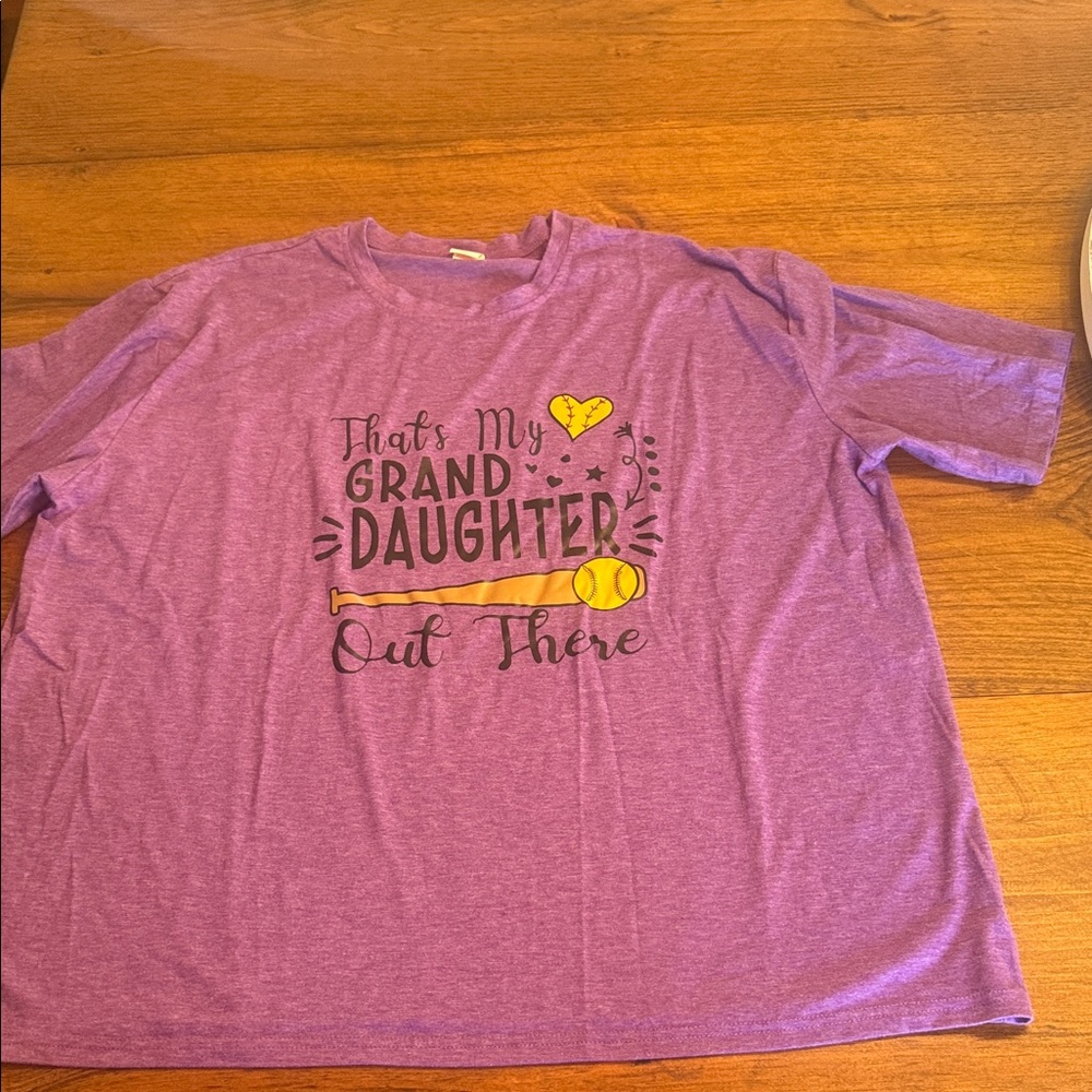 Charming Purple Granddaughter Graphic Tee - Picture 2 of 3